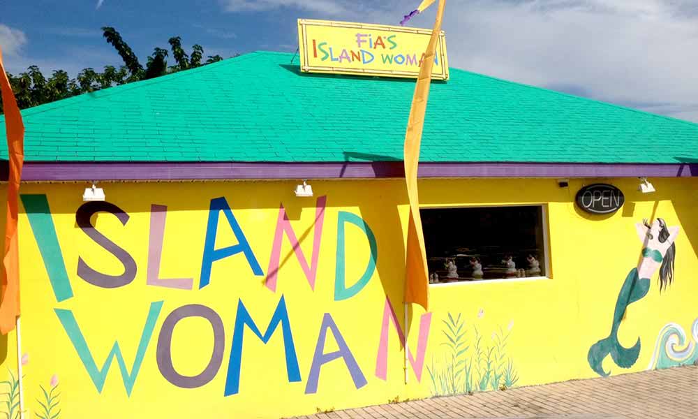 Fia's Island Woman located in Goodland Florida, home for all your Stan's Idle Hour novelty gifts