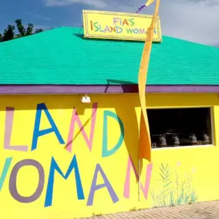 Fias Island Woman Outside